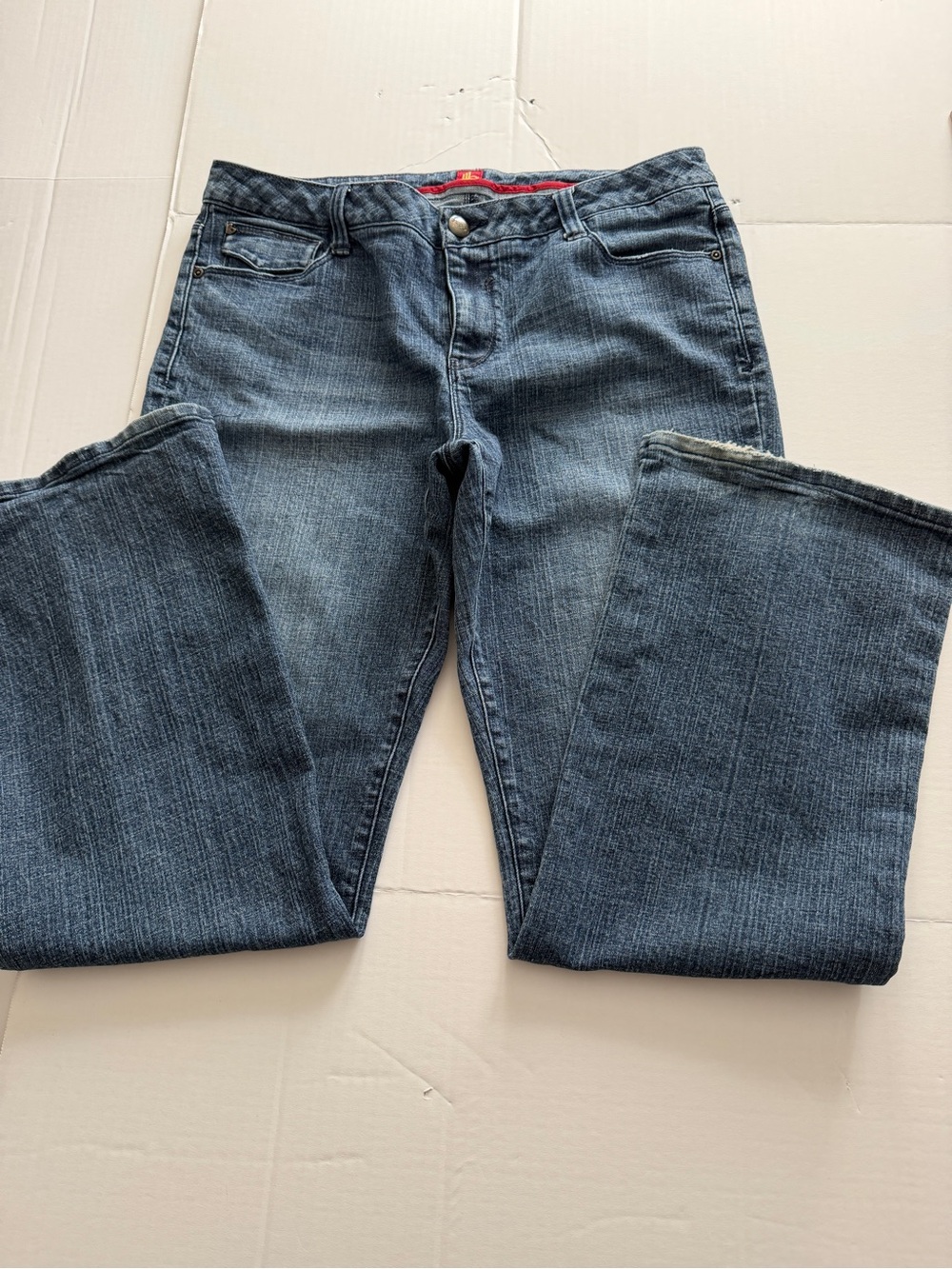 Sasson Jeans Women's Boot Cut Dark Blue Denim